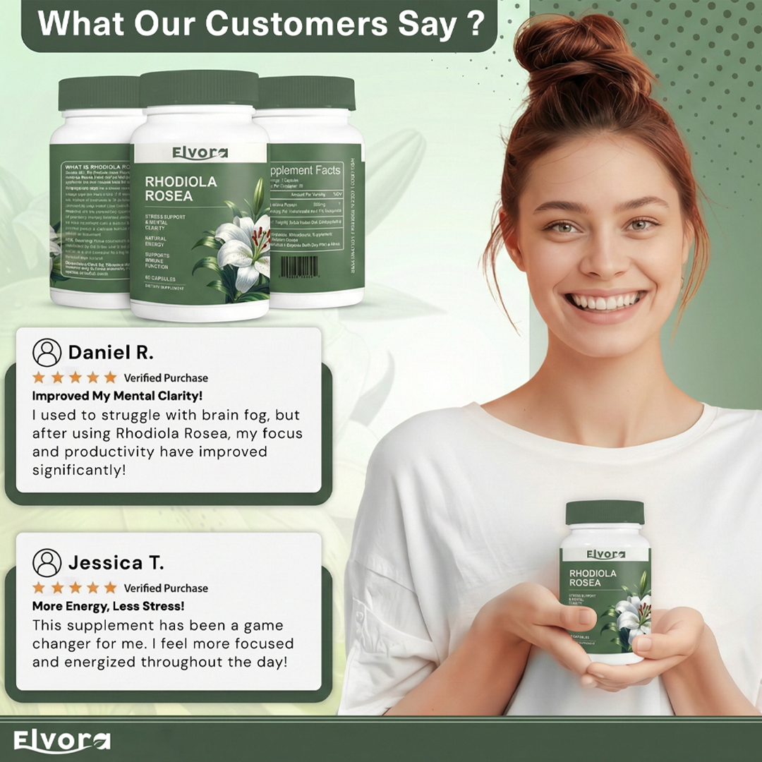 Elvora - Rhodiola Rosea 500mg